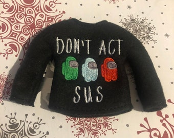 crewmate Christmas elf sweater