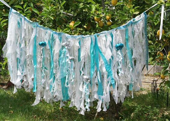 Under The Sea Baby Shower Decor Backdrop Shower Garland Boho Etsy