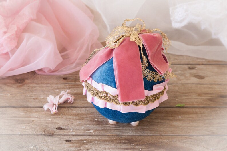 Easter Egg Decor Shabby Chic Easter Decor Victorian Easter Etsy