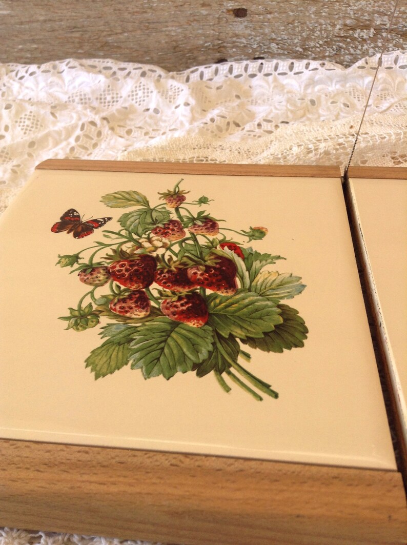 Cheese Plate Cheese Slicer Serving Board Vintage Wood and Tile Cheese Cutting Board English Cheese Wire Cutter Board Farmhouse Kitchen