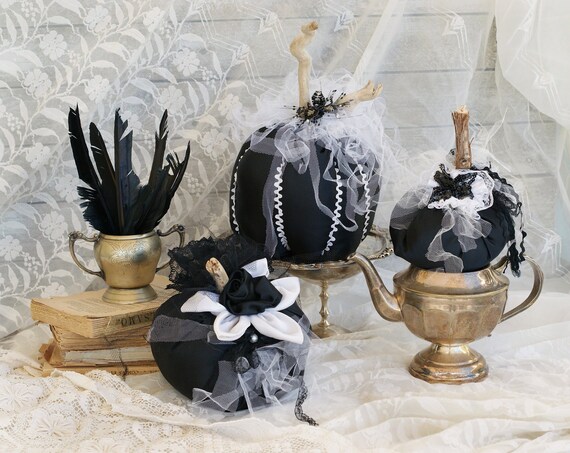 Halloween Wedding Pumpkin Centerpiece Table Decor Halloween Etsy