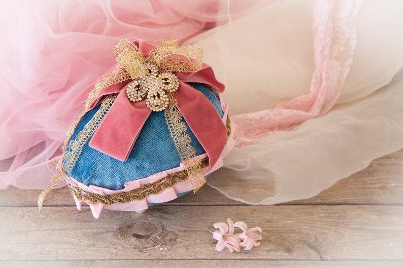 Easter Egg Decor Shabby Chic Easter Decor Victorian Easter Etsy