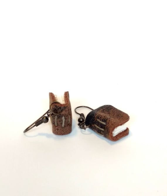 Mini Book Earrings