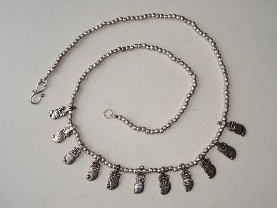 Silver Indian Tribal Boteh Necklace Silver Indian Tribal Boteh Necklace
