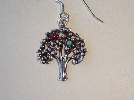 Vintage Sterling Silver Tree of Knowledge Dangle … - image 10