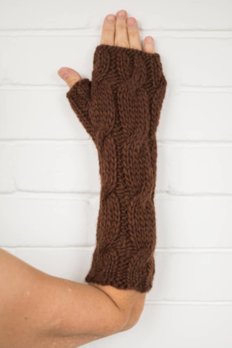 Fingerless Gloves / Arm Warmers / Fingerless Mittens image 5