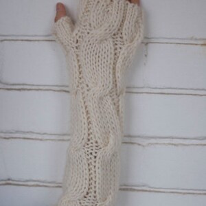 Fingerless Gloves / Arm Warmers / Fingerless Mittens image 7