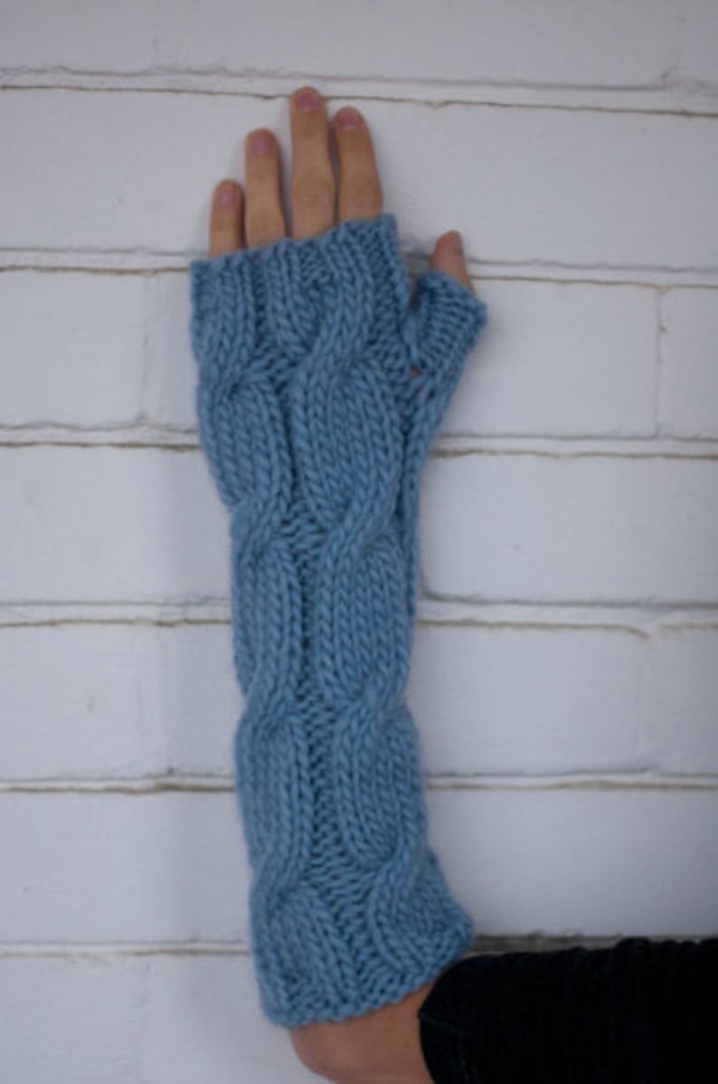 Fingerless Gloves / Arm Warmers / Fingerless Mittens image 4