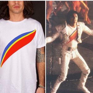 Michael jackson tee, t-shirt captain EO, moonwalker, king of pop, apparel 100% cotone, made in Italy, gift idea, love for music