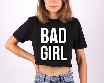 Bad girl t-shirt, bad girl tee, apparel, sexy t-shirt, sexy tee, tees, clothing, bad girl, t-shirt bad, bad tee, 100%cotton, made in Italy