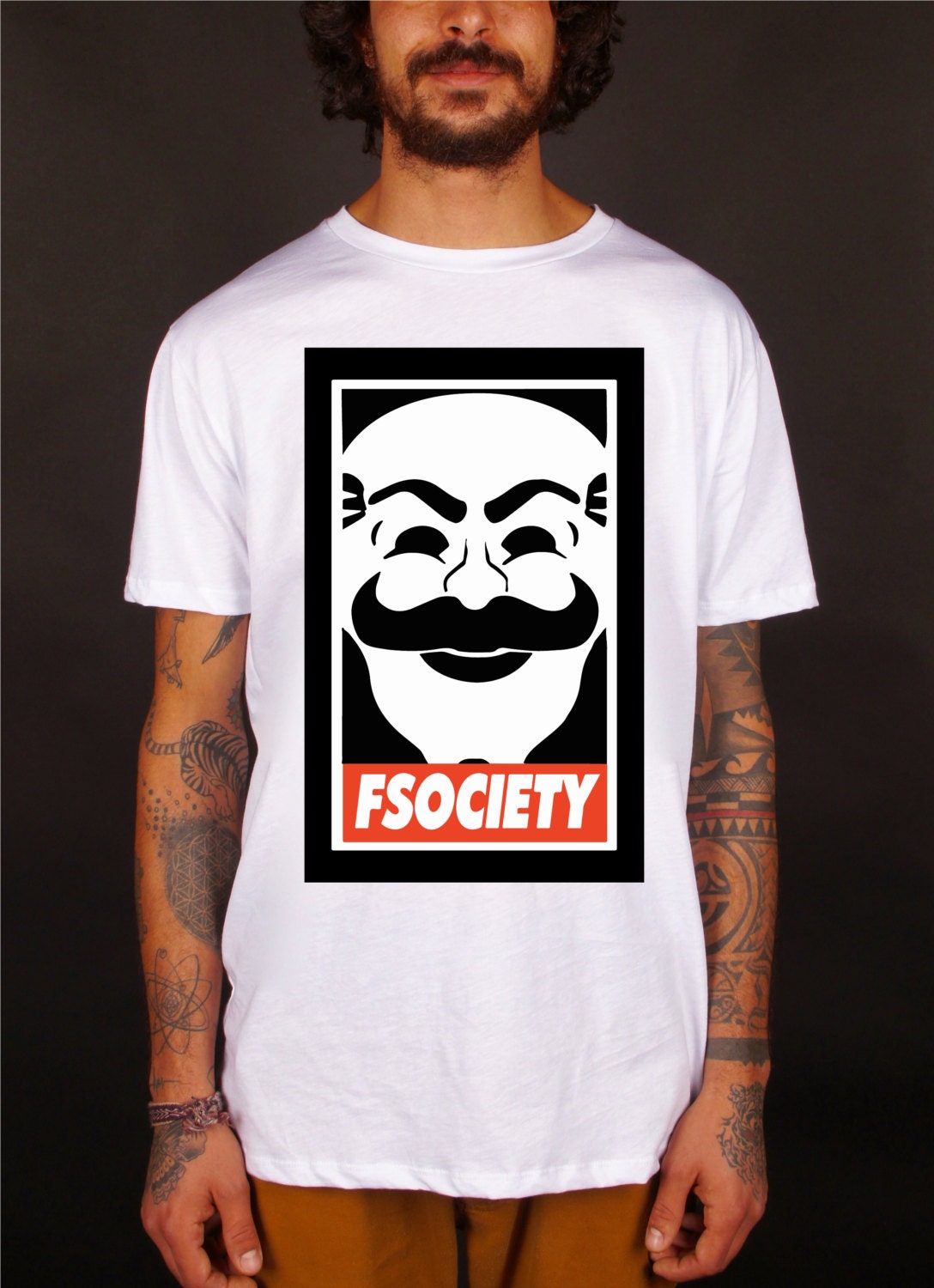 Mr robot t-shirt fsociety t-shirt mr robot tee fsociety tee | Etsy