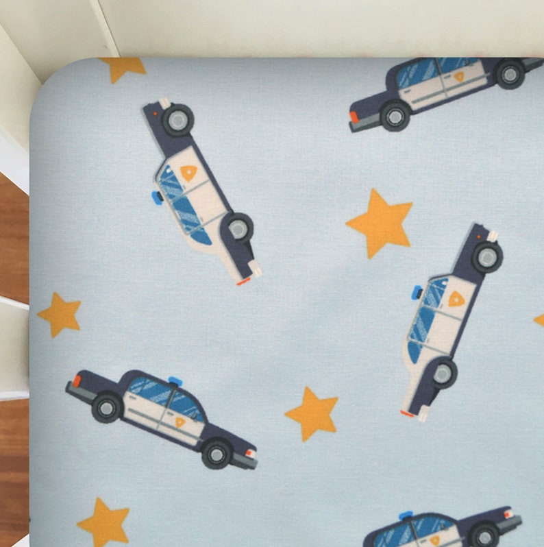 Modern Fitted Crib Sheets Police Cars And Stars 100 Cotton Baby Boy Sheet Bedding Shower Gift Newborn - Police Baby Bedding Modern Fitted Crib Sheets Police Cars And Stars 100 Cotton Baby Boy Sheet Bedding Shower Gift Newborn - Police Baby Bedding