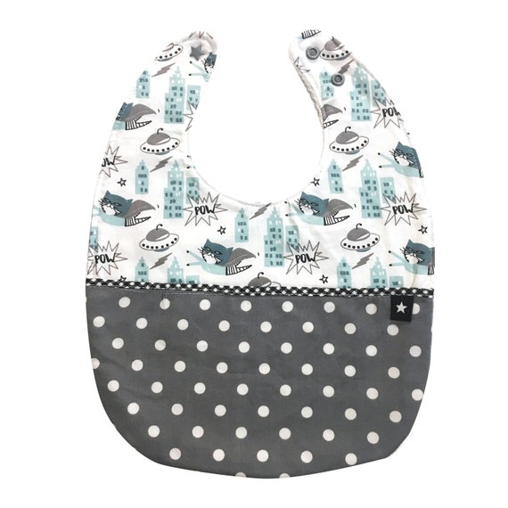 Bandana Dribble Bib Space theme Fun handmade Baby