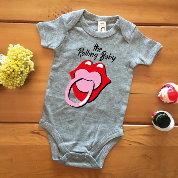 rolling stones baby onesie