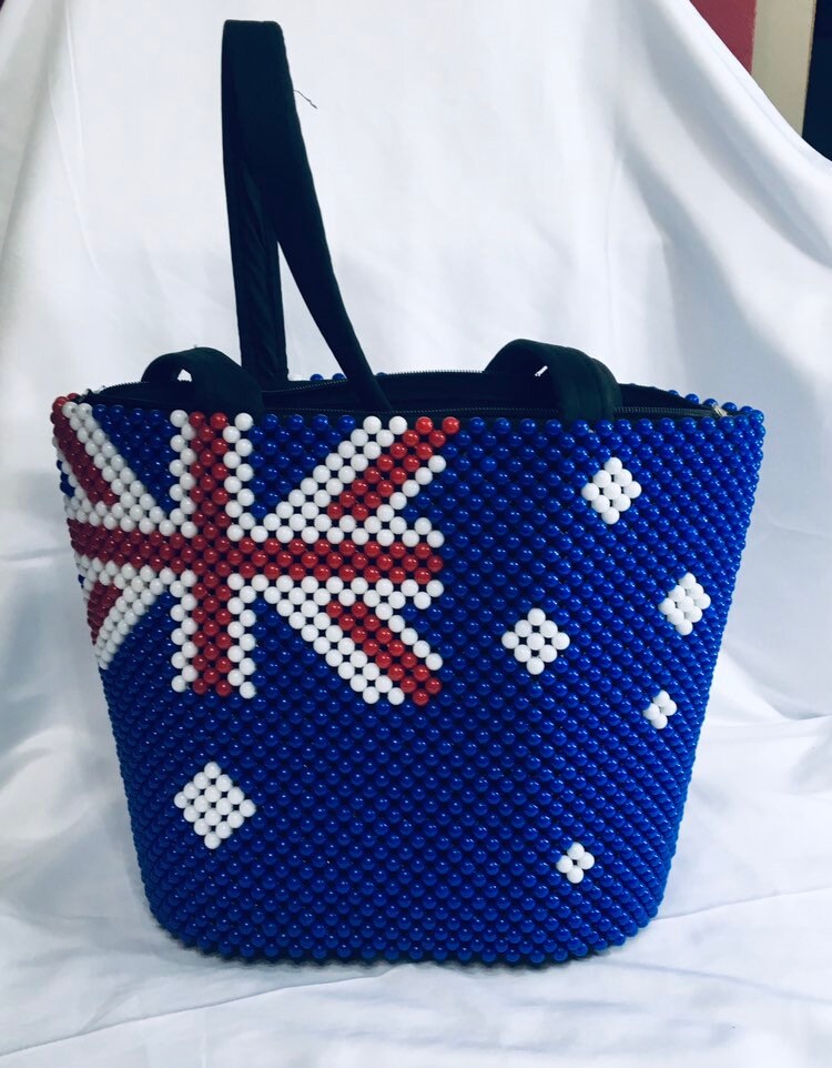 Kenyan Beaded Handbag