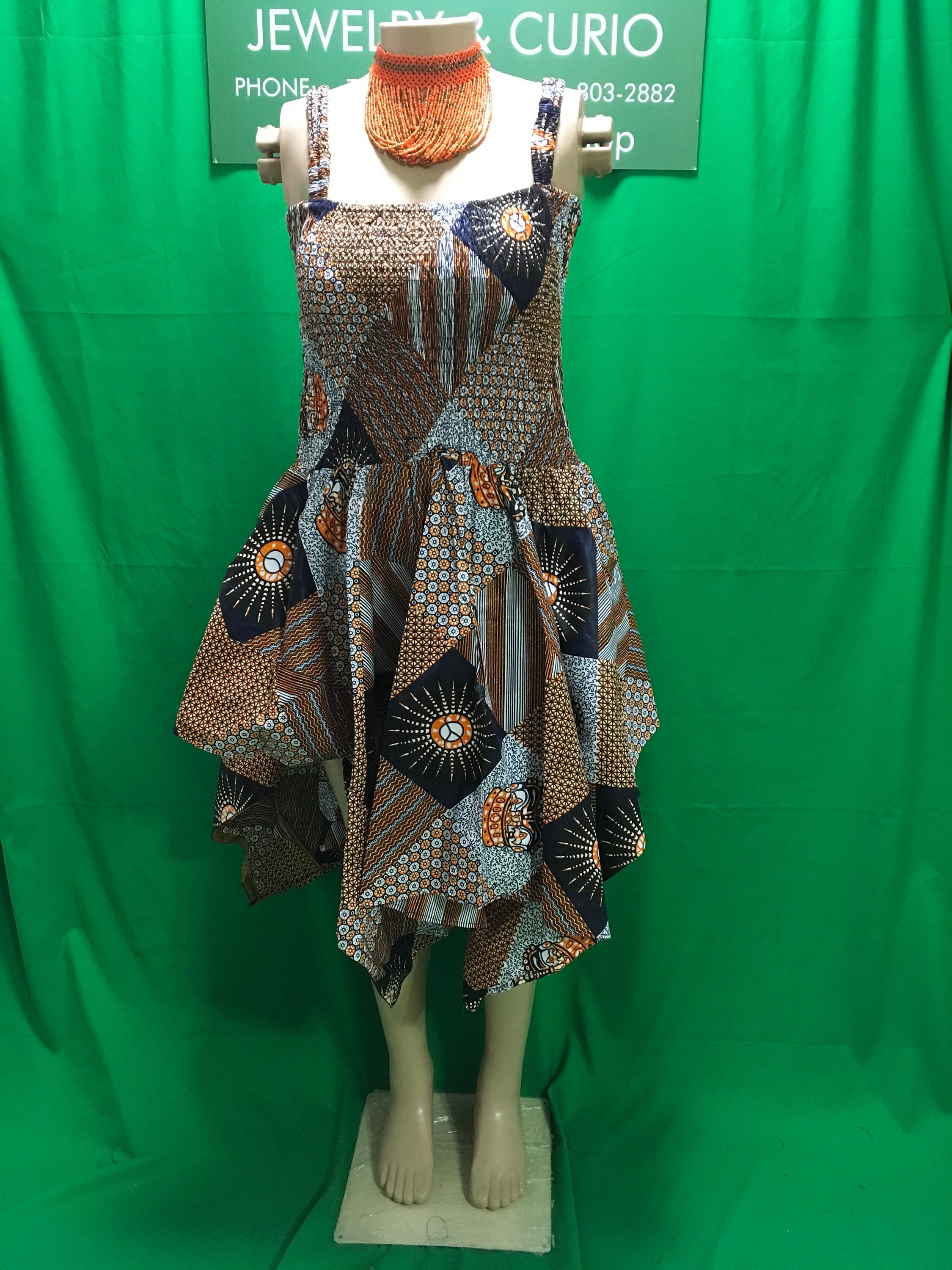 high low ankara gown