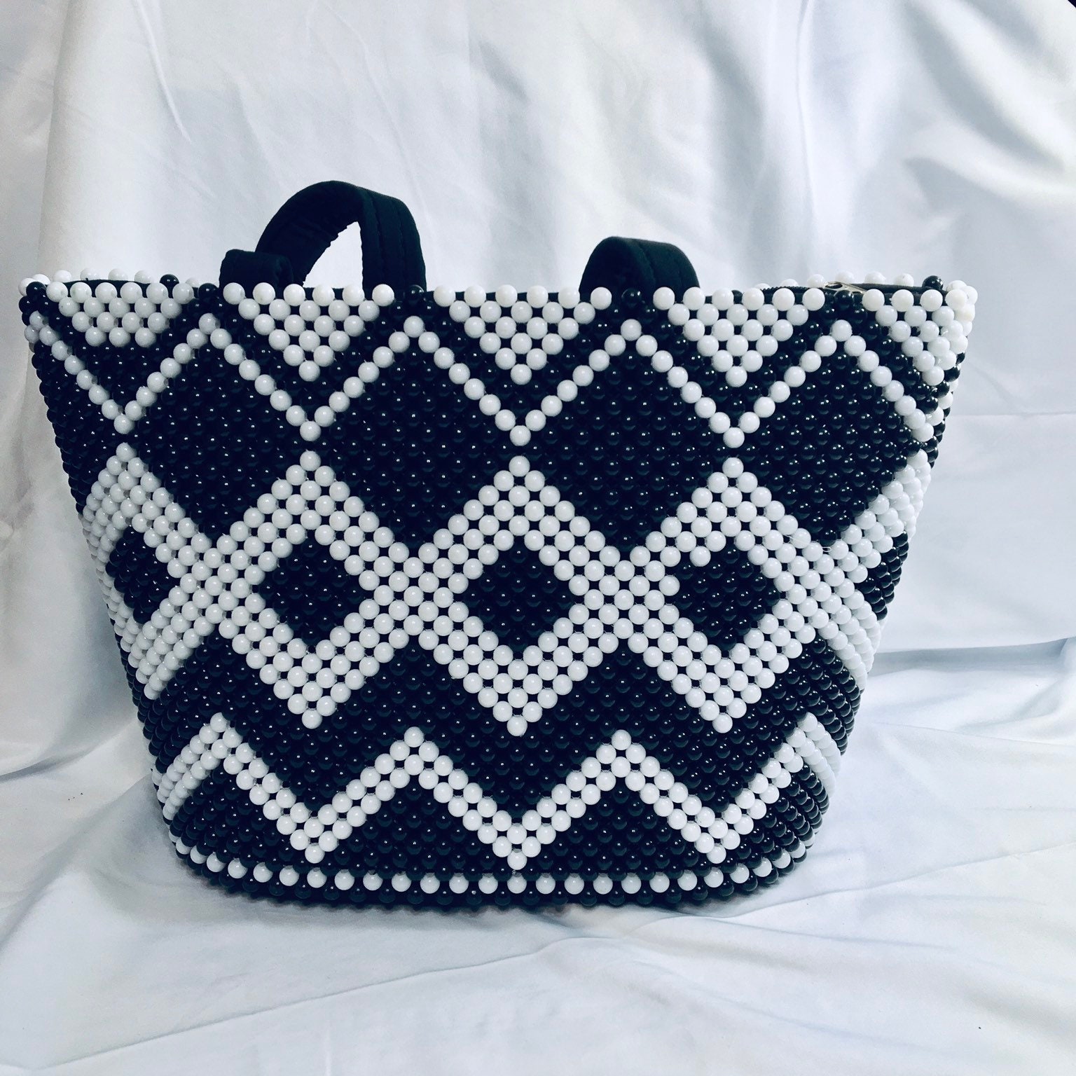 Kenyan Beaded Handbag