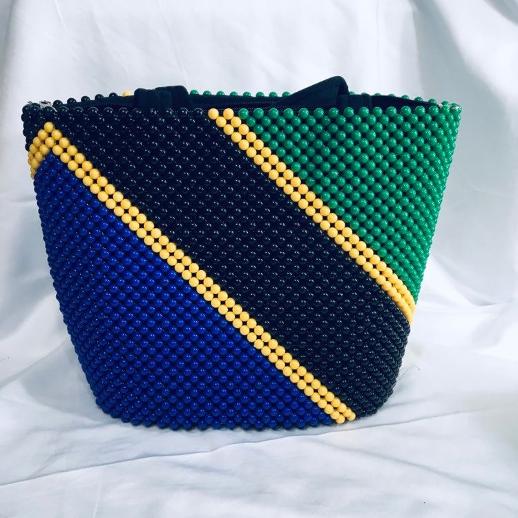 Kenyan Beaded Handbag