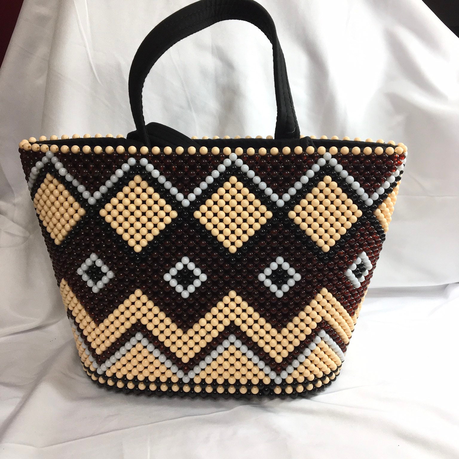 Kenyan Beaded Handbag