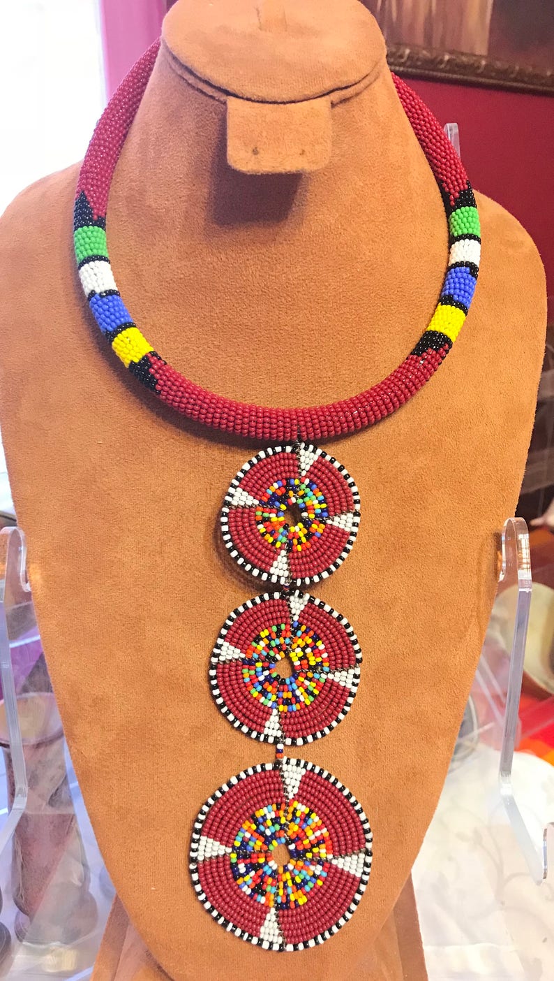 African Maasai Beaded Necklaces