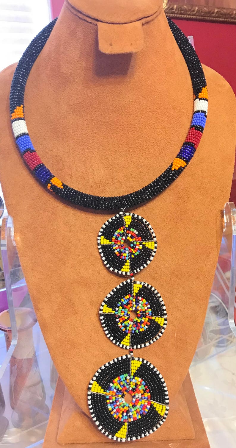 African Maasai Beaded Necklaces