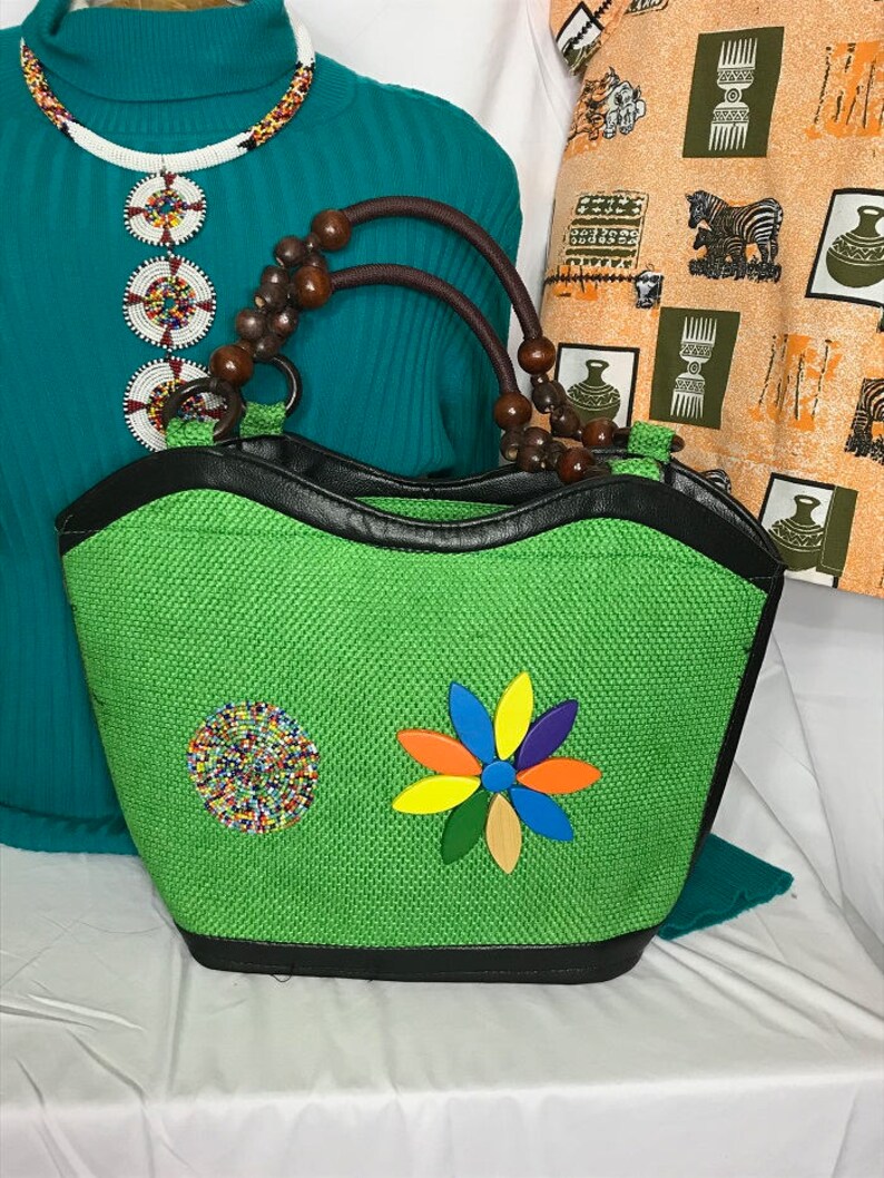 Kenyan Kitenge Handbag Etsy