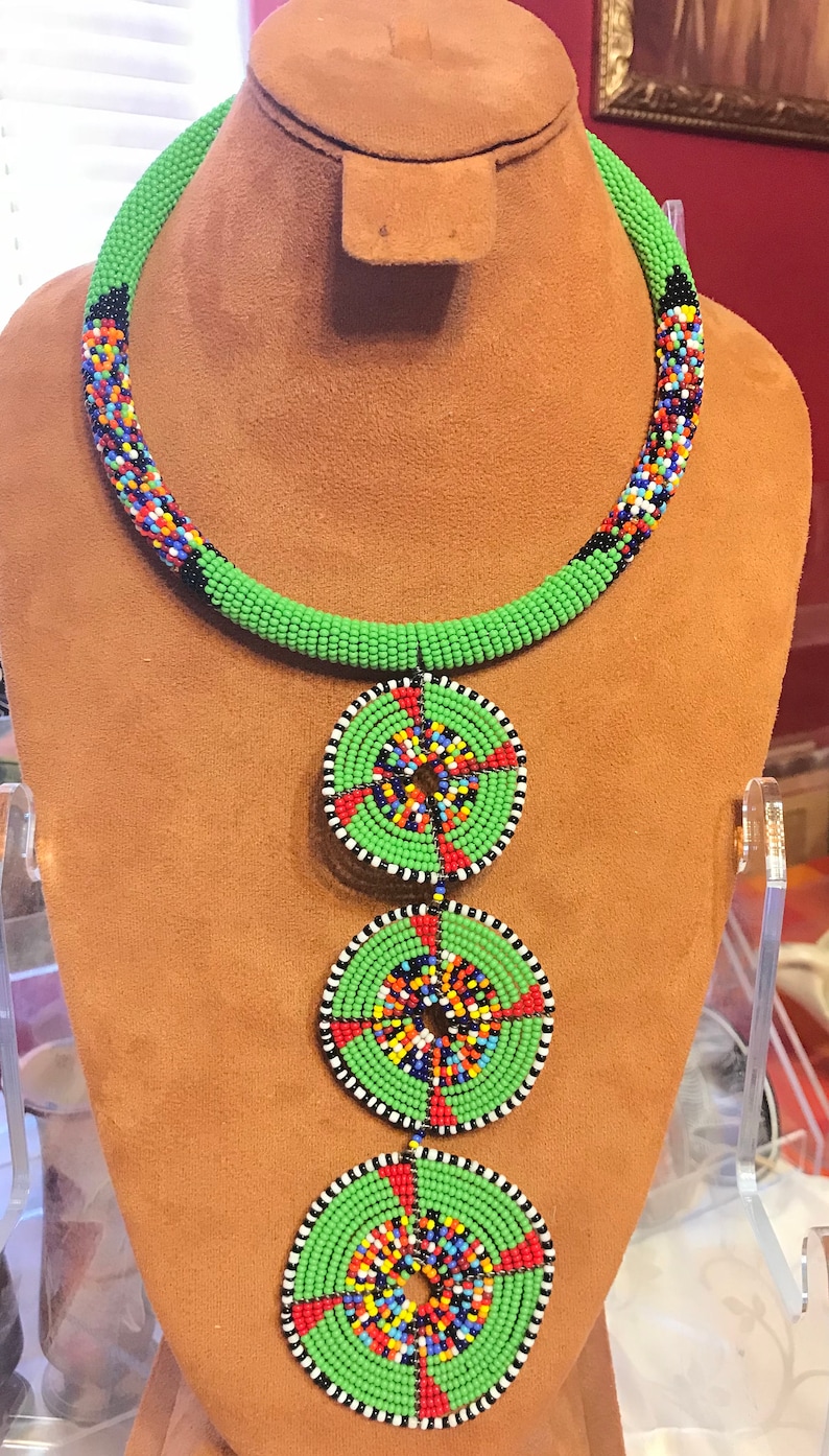 African Maasai Beaded Necklaces
