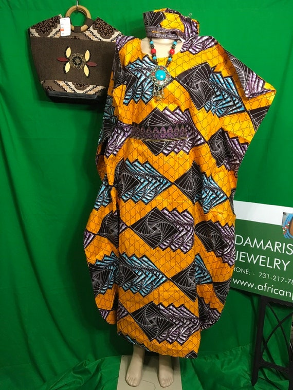 long ankara kaftan