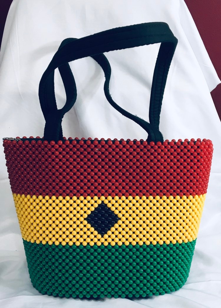 Kenyan Beaded Handbag