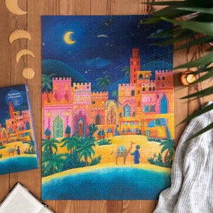 White Night Puzzle in Marrakech, 1000 pieces image 5