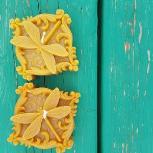 Dragonfly Pure Beeswax Candle