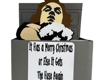 Christmas Buffalo Bill Silence of the Lambs Precious Funny Rectangle Fold Greeting Card