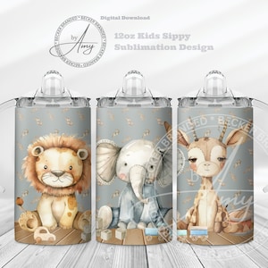Kid&#39;s Vintage Toys 12oz Sippy Cup Sublimation Designs Digital Download 12oz Tumbler Wrap PNG, Cute Sippy Cup Wrap, Kids Water Bottle