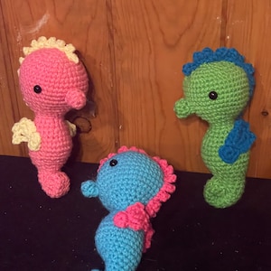 Caballito de mar amigurumi