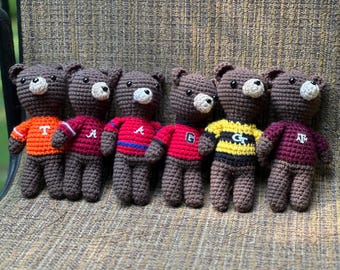 Teamknuffels - beren met mascottethema