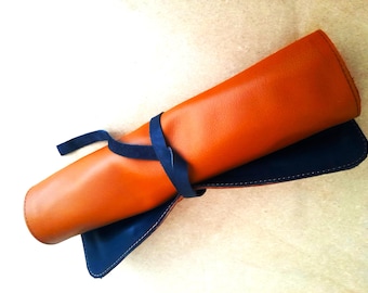 TAPIS DE TABLE en cuir réversible, tapis de bureau en cuir, sous-main en cuir, tapis de souris en cuir, accessoire de bureau.