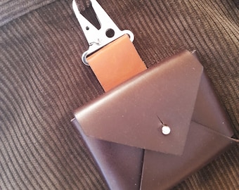 Mini Belt Pouch, Purse, Money Bag, Leather Pouch, Small Purse