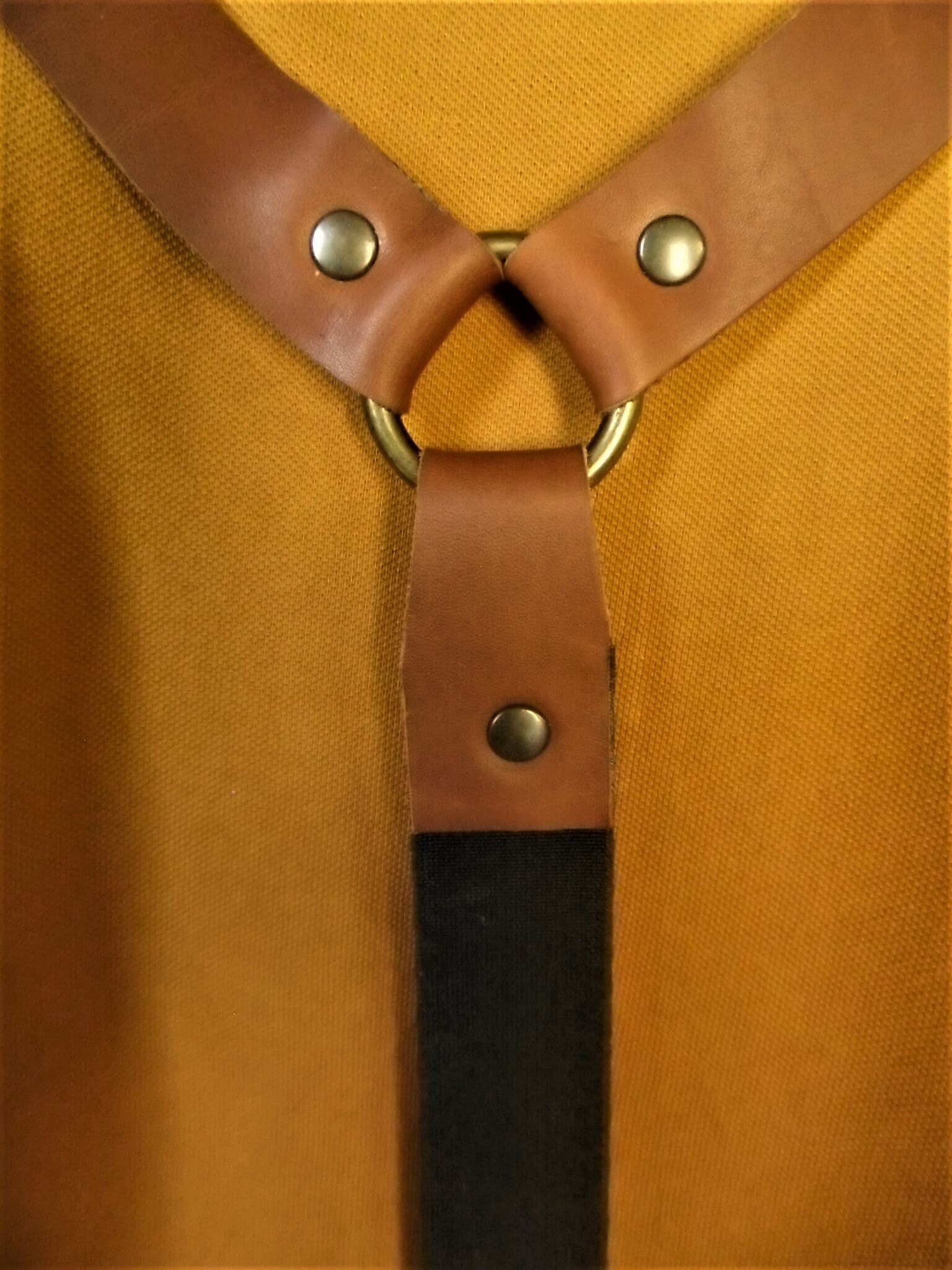 SUSPENDERS mens, Braces, all calf leather with leather button