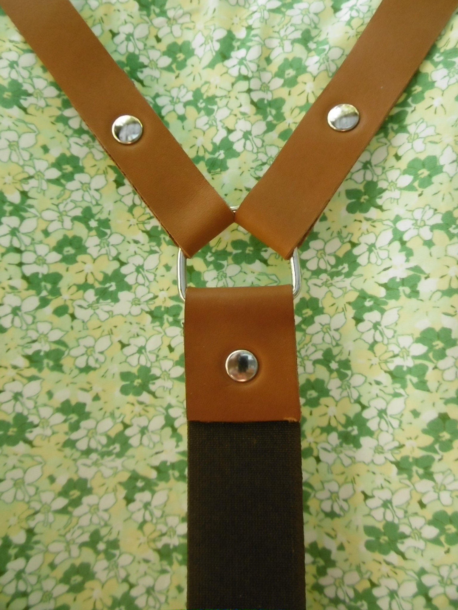 UNISEX Suspenders Full Veal Leather trigger SNAP Etsy UK