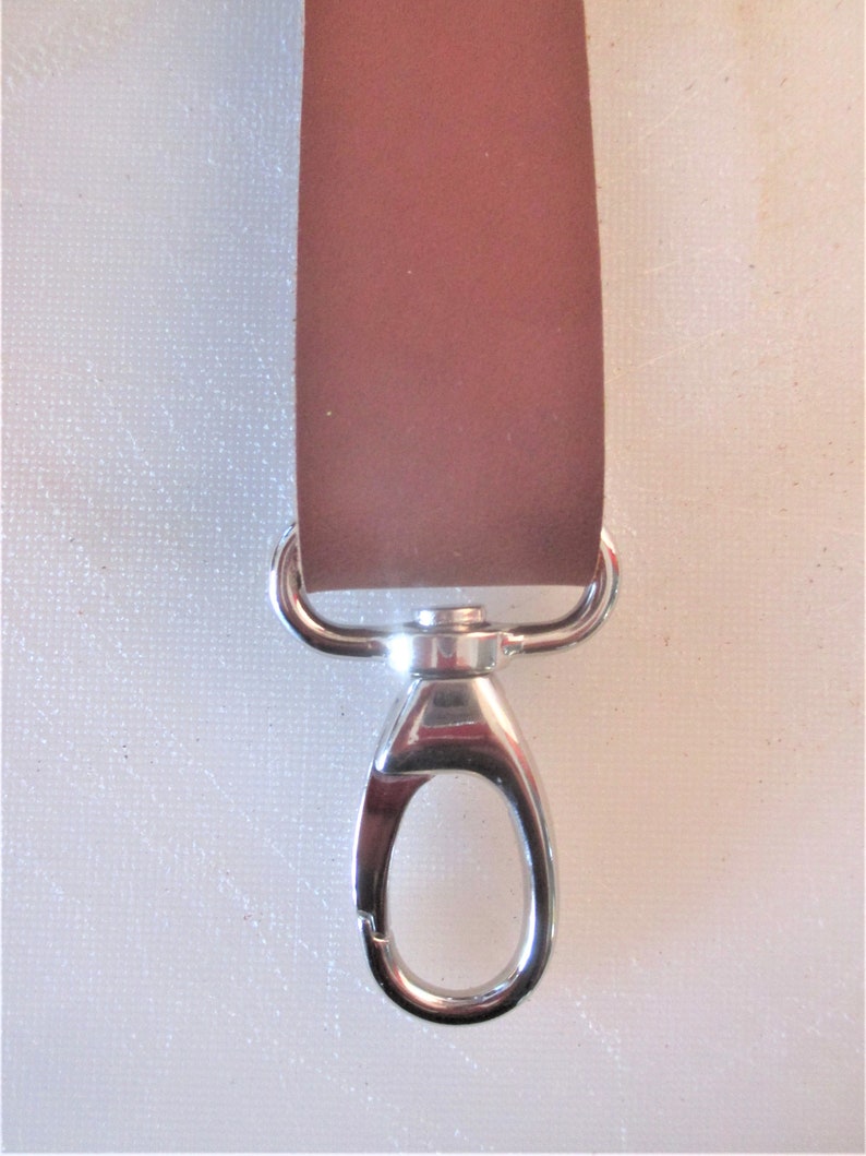Unisex SUSPENDERS, Braces, all calf 25mm leather with Leather Button. image 6