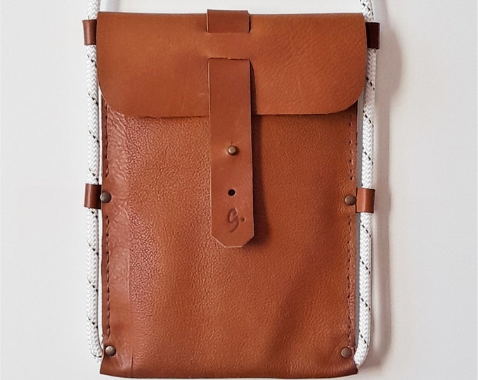 Leather bag Worn Shoulder for M / F, shoulder bag, bag, messenger bag.