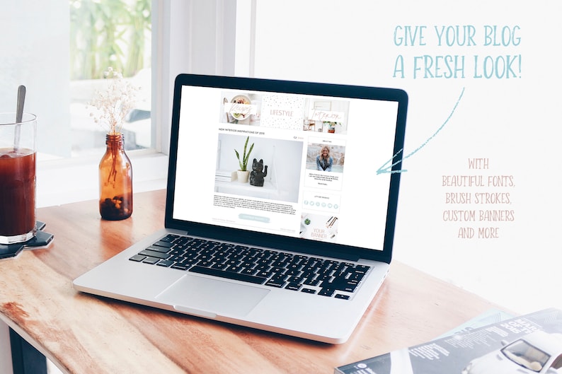 Website Design Pack for Bloggers Web Design Web Design Kit Etsy