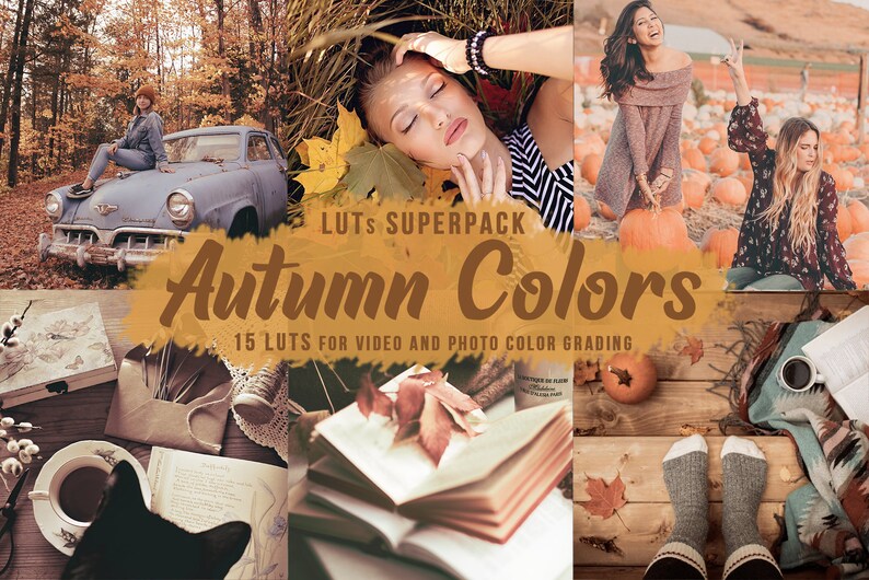 AUTUMN Luts Superpack for Video/photo Color Grading/editing |fall Color ...