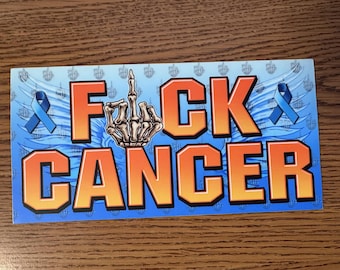 F Cancer Bumper Sticker/Decal