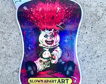 Blown apart ART Holographic 3&quot; Decal by Michael Barnard