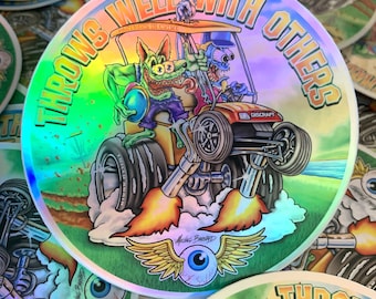 Fink Disc Golf 4&quot; Hologoraphic Decal