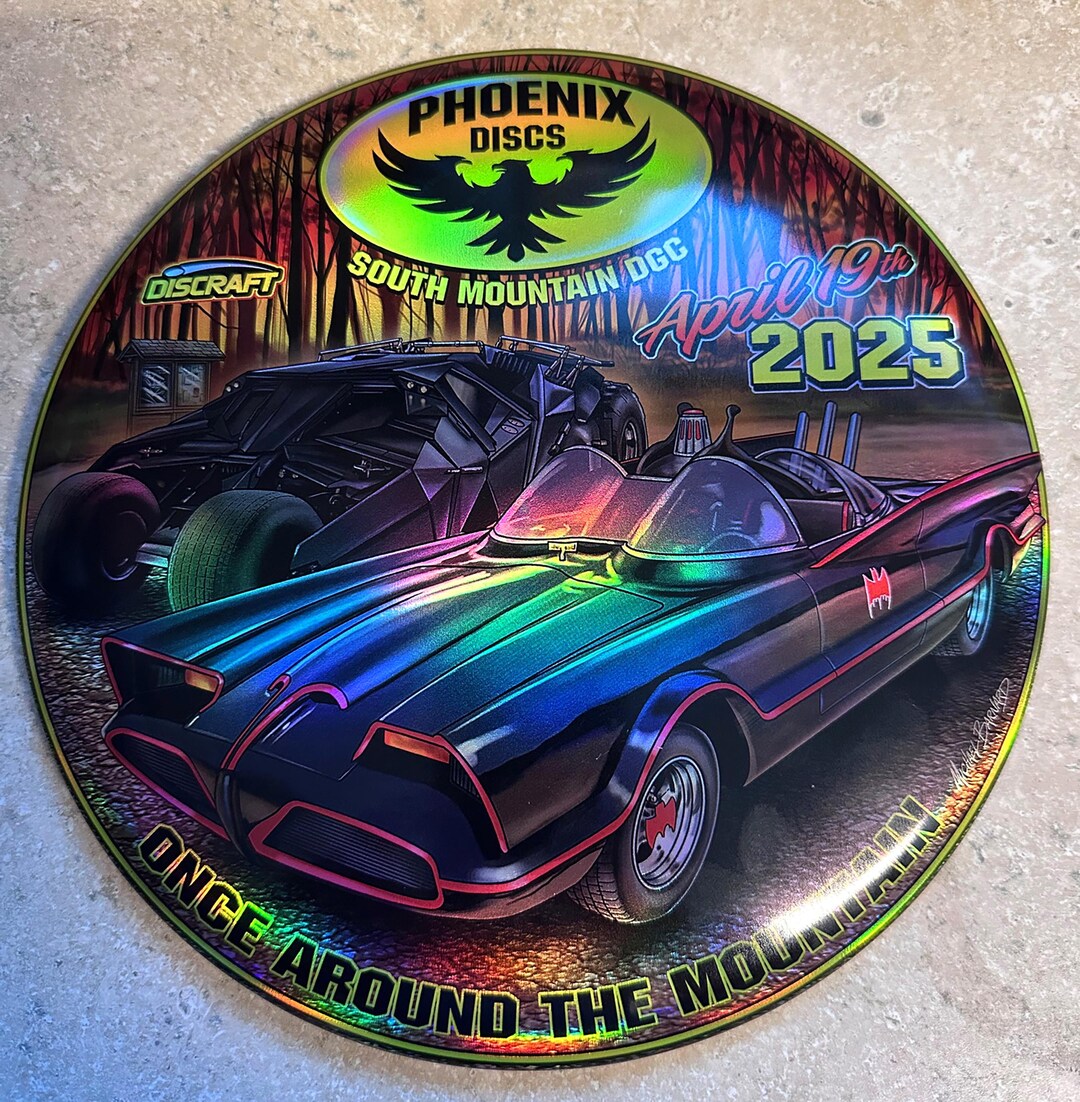 Phoenix DG Batman 2025 Artist Proof Disc by Michael Barnard - Etsy
