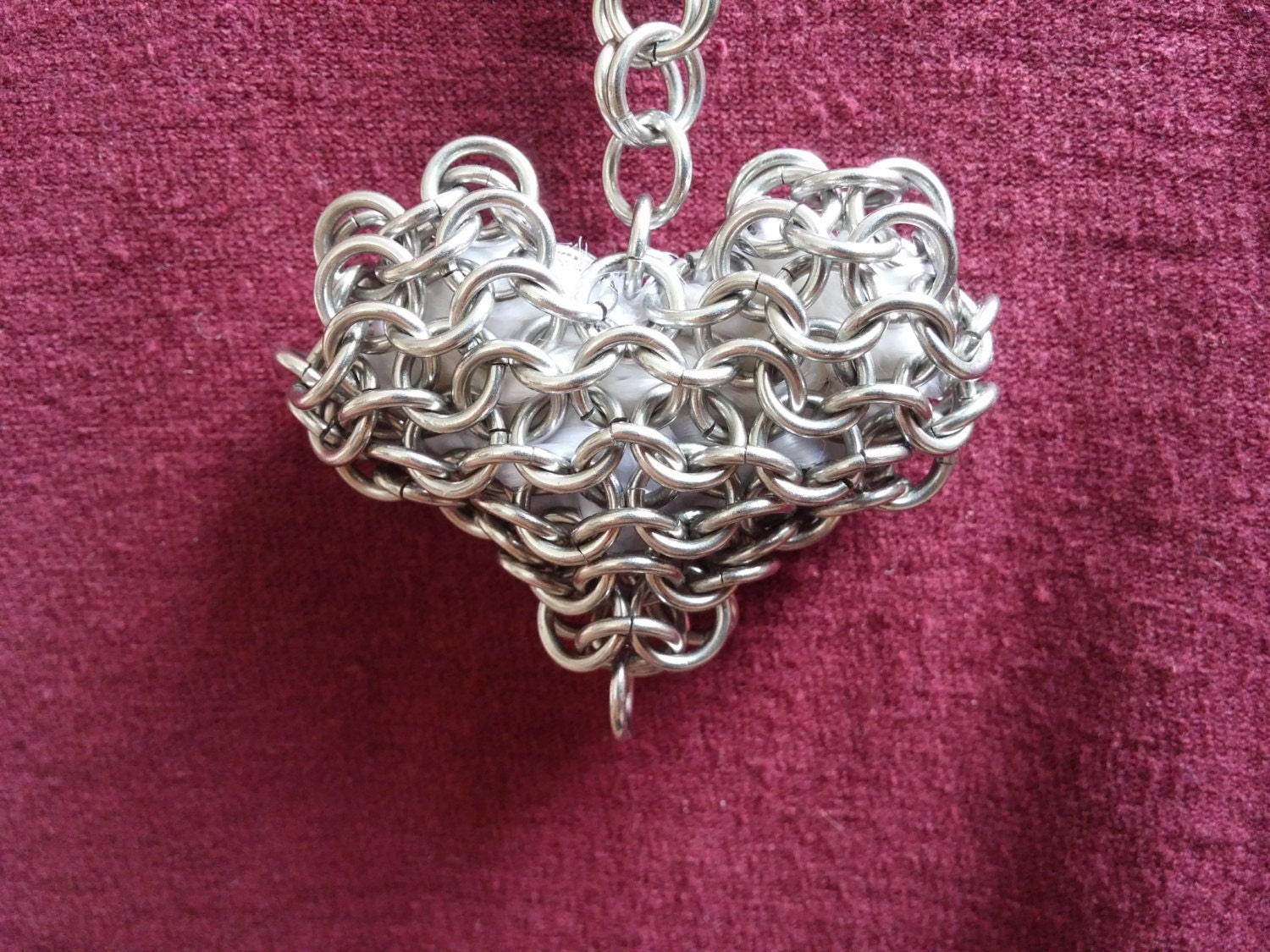 Chainmail Heart Tutorial- Chainmail Heart Pattern- Learn How to Make ...