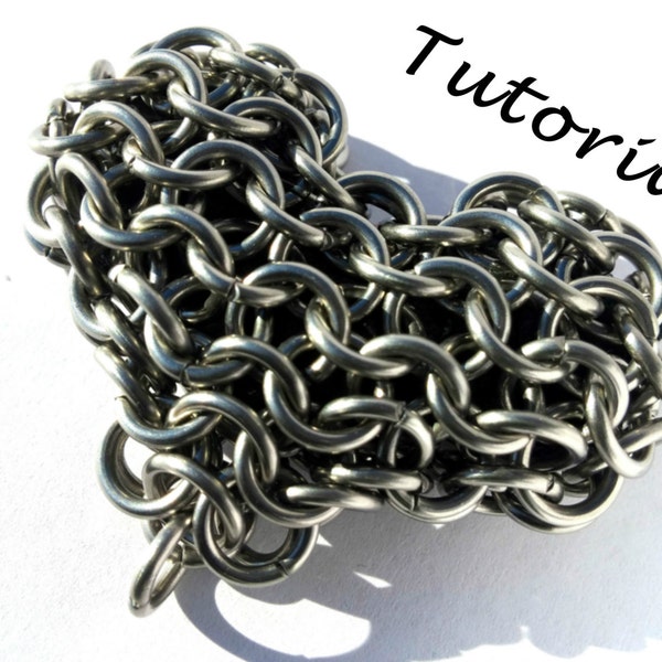 Chainmail Heart Tutorial- Chainmail Heart Pattern- Learn How to Make Your Own Chainmail Heart!