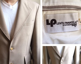 Vintage Levis Panatela Mens Blazer 70s RARE LEVIS Limited - Etsy